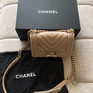 chanel mini boy bag